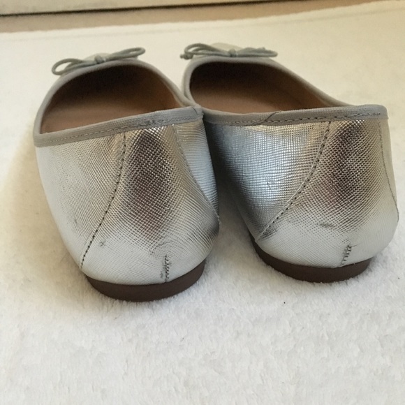 banana republic silver ballet flats - Picture 4 of 6